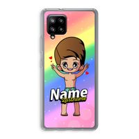 Chibi Maker man: Samsung Galaxy A42 5G Transparant Hoesje