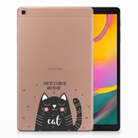 Samsung Galaxy Tab A 10.1 (2019) Tablet Back Cover Cat Good Day