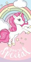 Unicorn Strandlaken you're special - 70 x 140 cm