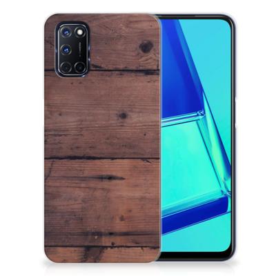 OPPO A52 | A72 | Bumper Hoesje | Old Wood
