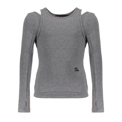 Frankie & Liberty Meisjes top - Pixie - 04.4 Dark Warm Grey