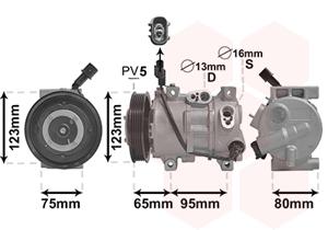 Van Wezel Airco compressor 8201K711