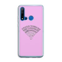 Home Is Where The Wifi Is: Huawei P20 Lite (2019) Transparant Hoesje