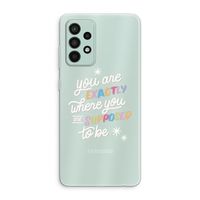 Right Place: Samsung Galaxy A52s 5G Transparant Hoesje