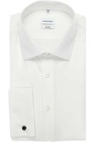 Seidensticker Tailored Overhemd wit, Effen - thumbnail
