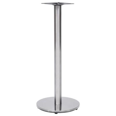 Bistrotafelpoot 45x107 cm roestvrij staal zilverkleurig