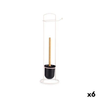 Toiletrolhouder Berilo Roze 17 x 57 x 16,5 cm (6 Stuks)