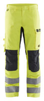 Blåkläder Multinorm werkbroek Inherent met stretch 17881512 | High Vis Geel/Marineblauw | Maat 64 - 7330509805459