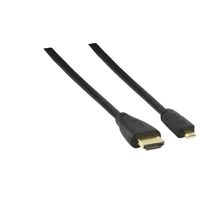 Valueline CABLE-5506-1.5 HDMI kabel 1,5 m HDMI Type A (Standaard) HDMI Type D (Micro) Zwart - thumbnail