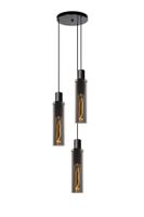 Lucide ORLANDO - Hanglamp - Ø 32 cm - 3xE27 - Fumé