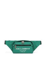 Dolce & Gabbana sac banane à logo embossé - Vert - thumbnail