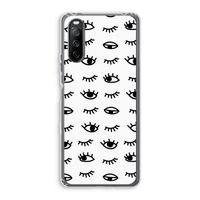 Eye pattern #2: Sony Xperia 10 III Transparant Hoesje