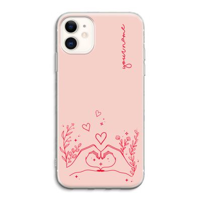 Love is in the air: iPhone 11 Transparant Hoesje