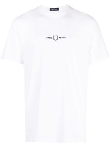 Fred Perry t-shirt à logo imprimé - Blanc