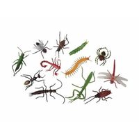 12x Horror beestjes insecten van plastic   - - thumbnail