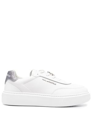 Karl Lagerfeld baskets Maxi Kup Monogram - Blanc