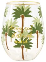 HEMA Glas 550ml Palmbomen - thumbnail