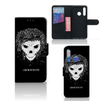 Telefoonhoesje met Naam Huawei P Smart Plus (2019) Skull Hair - thumbnail