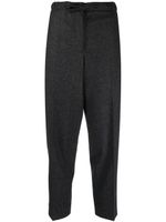 Jil Sander drawstring wool trousers - Gris - thumbnail