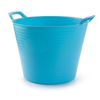 Plasticforte Flexibele emmer/kuip - blauw - 42L - kunststof - rond - 38 x 45 cm