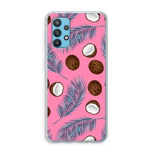 Kokosnoot roze: Samsung Galaxy A32 4G Transparant Hoesje