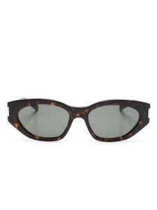 Saint Laurent Eyewear lunettes de soleil à monture papillon - Marron