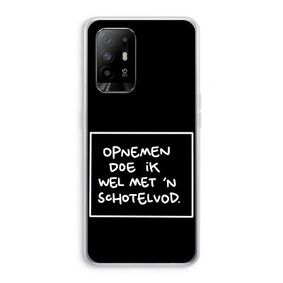 Schotelvod: Oppo A95 5G Transparant Hoesje