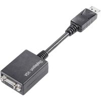 986299 DisplayPort / VGA Adapter [1x DisplayPort stekker - 1x VGA-bus] Zwart 0.15 m