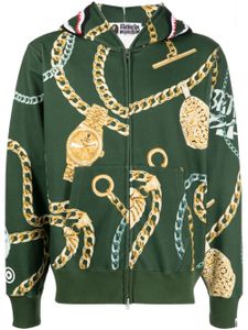 A BATHING APE® hoodie Jewels Shark en coton - Vert