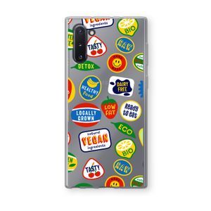 Fruitsticker: Samsung Galaxy Note 10 Transparant Hoesje