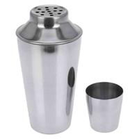 Cocktailshaker - zilver - RVS - 500 ml - cocktails maken - drank accessoires - thumbnail