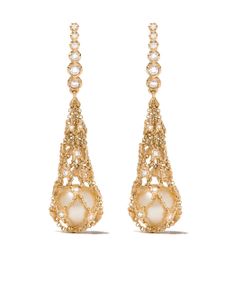 Annoushka boucles d'oreilles Lattice Net en or 18ct