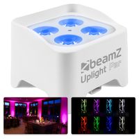 BeamZ BBP90W Uplight PAR spot op accu met 4x 4W LED&apos;s Wit