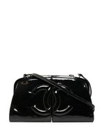 CHANEL Pre-Owned sac porté épaule à logo Split Frame - Noir - thumbnail