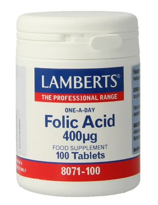 Lamberts Foliumzuur 400mcg Tabletten