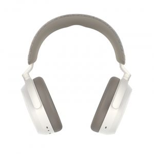 Sennheiser Momentum 4 Headset Bedraad en draadloos Hoofdband Oproepen/muziek Bluetooth Grijs, Wit