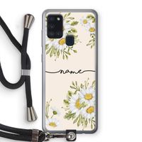 Daisies: Samsung Galaxy A21s Transparant Hoesje met koord