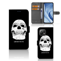 Telefoonhoesje met Naam Xiaomi 11 Lite 5G NE | Mi 11 Lite Skull Eyes - thumbnail