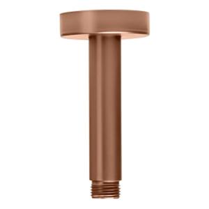 Douchearm Blue Label Brondby | 10 cm | Plafond montage | Messing | Rond | Geborsteld brons