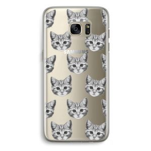 Kitten: Samsung Galaxy S7 Edge Transparant Hoesje