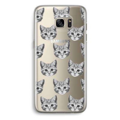 Kitten: Samsung Galaxy S7 Edge Transparant Hoesje