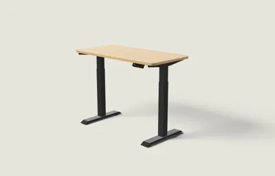 Desktronic HomeOne bureau Zwart / Eiken / 120x60 cm