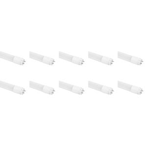 LED TL Buis T8 10 Pack - Aigi - 120cm 18W High Lumen 140 LM/W - Warm Wit 3000K