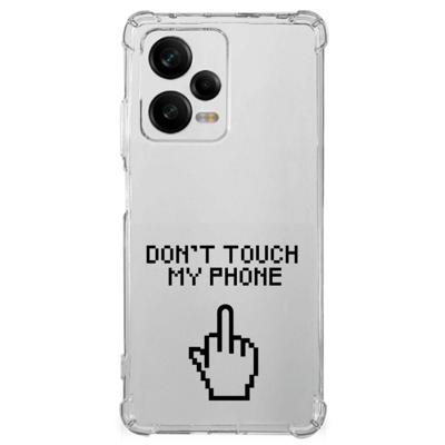 Xiaomi Redmi Note 12 Pro Anti Shock Case Finger Don't Touch My Phone Xiaomi Redmi Note 12 Pro Anti Shock Case Finger Don't Touch My Phone