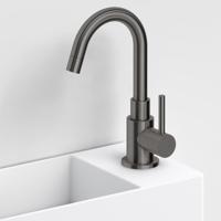 Fonteinkraan Hoog Clou Freddo Geborsteld Gunmetal PVD Clou