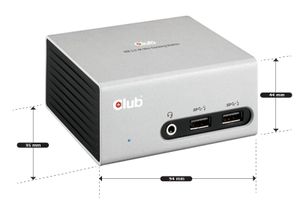 CLUB3D SenseVision USB 3.0 4K UHD Mini Docking Station