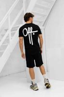 Off The Pitch Fullstop Slim Fit Zomerset Heren Zwart - Maat S - Kleur: Zwart | Soccerfanshop