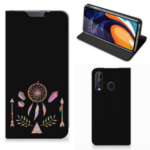 Samsung Galaxy A60 Magnet Case Boho Dreamcatcher