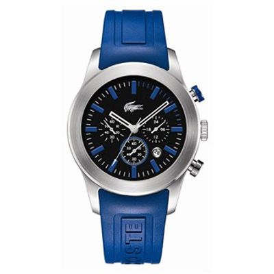 Lacoste horlogeband 2010399 / LC-16-1-14-0086 Rubber Blauw 22mm