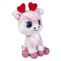 Lumo Stars knuffel - rendier love, 15cm